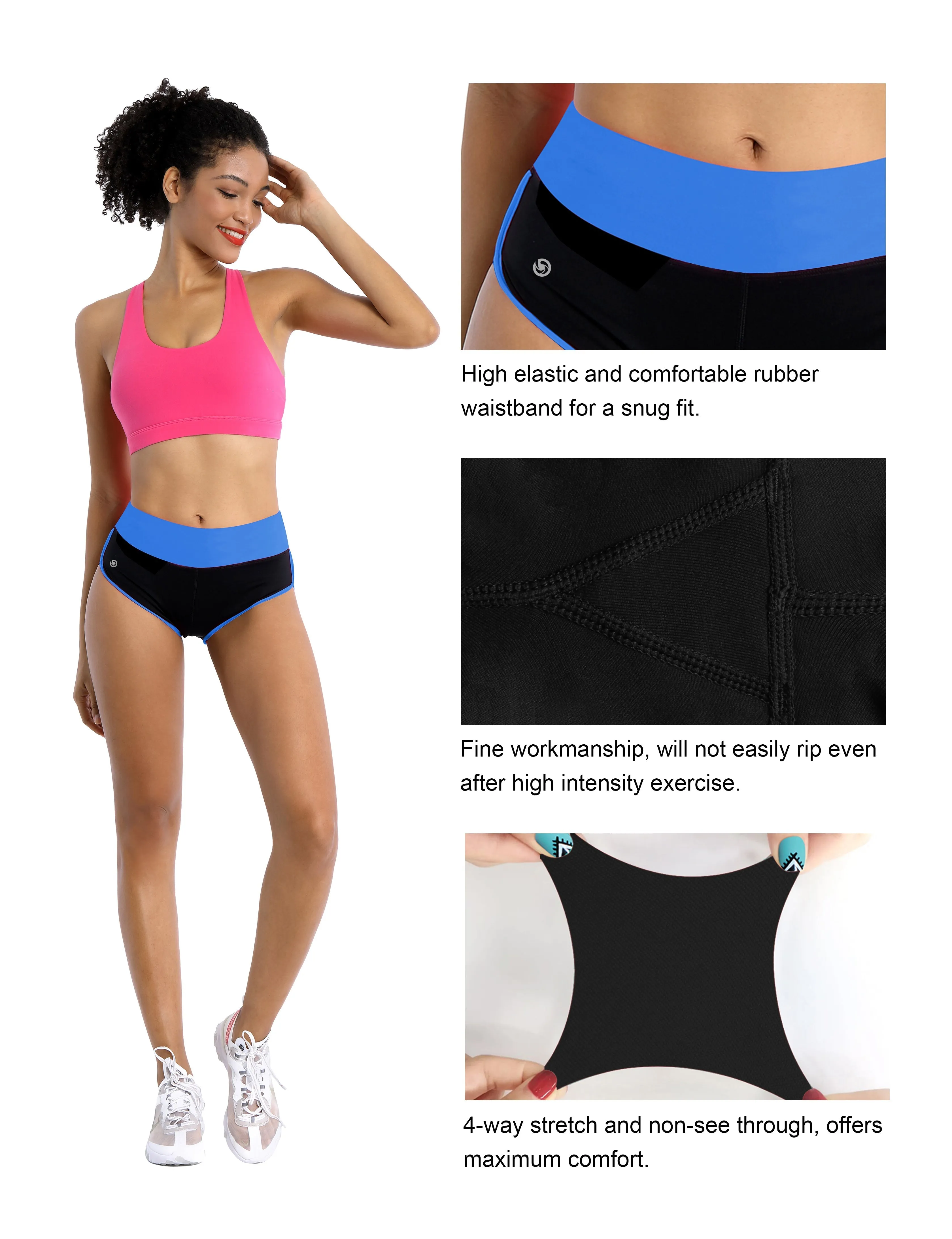030 Sexy Booty Jogging Shorts blue_black_Jogging