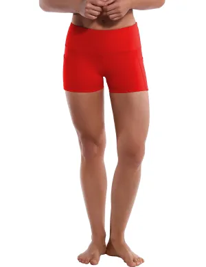 2.5" Side Pockets Gym Shorts scarlet_Gym