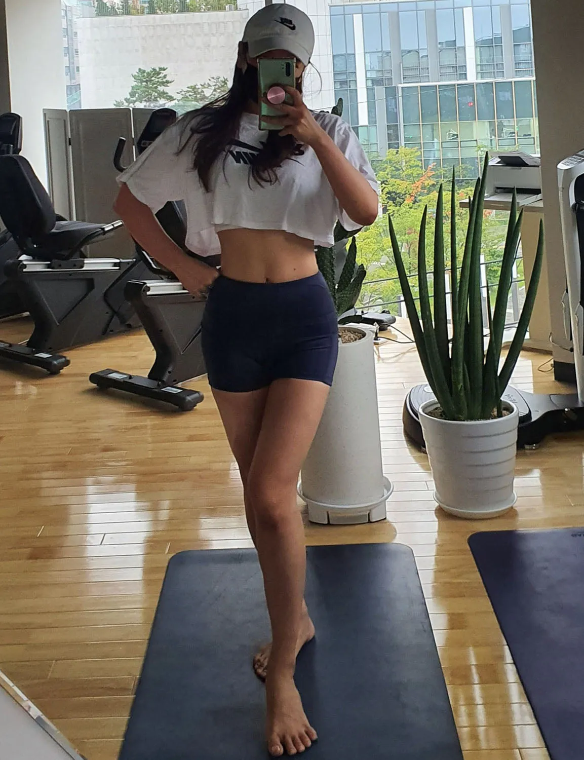 2.5" Side Pockets yogastudio Shorts darknavy ins_yogastudio