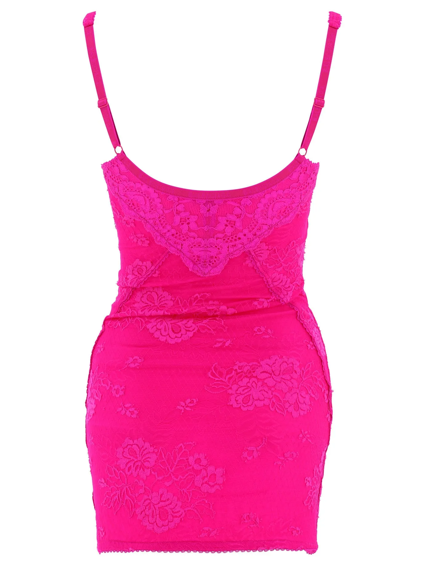 Balenciaga Floral Jacquard Lingerie Dress