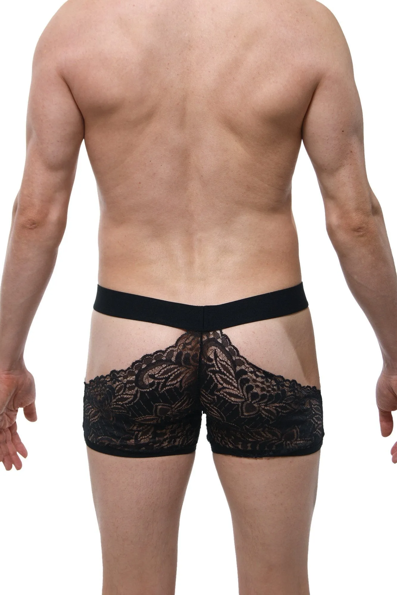 Boxer Dentelle Trévoux Black