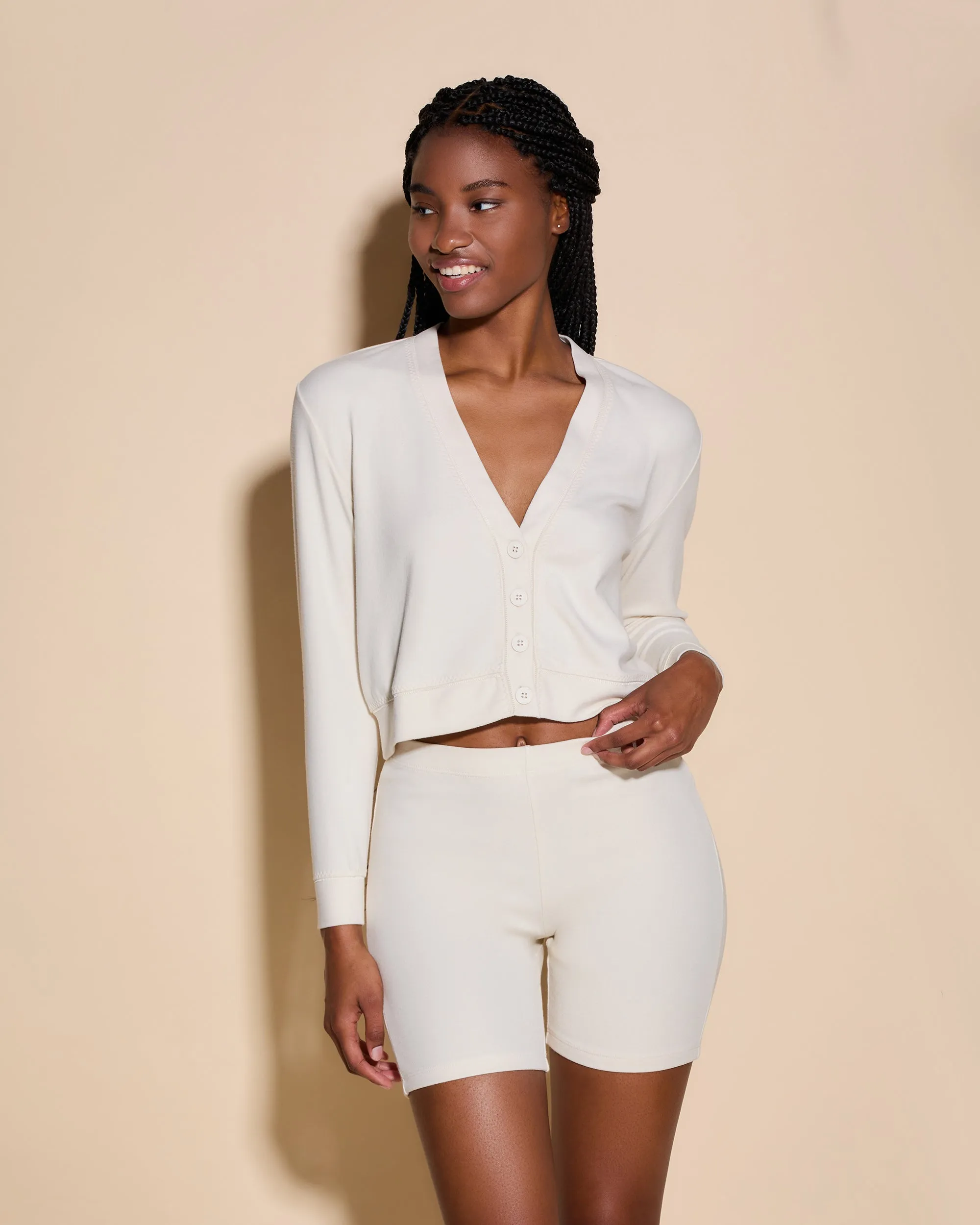 Cardigan Raccourci Boxy