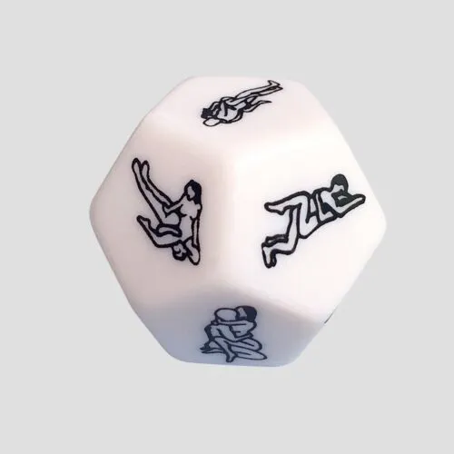 Fun 12 Side Sex Position Dice Bachelor Party Adult Couple Lover Novelty Gift