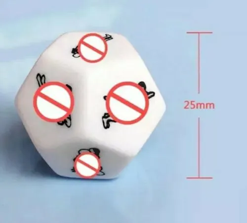 Fun 12 Side Sex Position Dice Bachelor Party Adult Couple Lover Novelty Gift