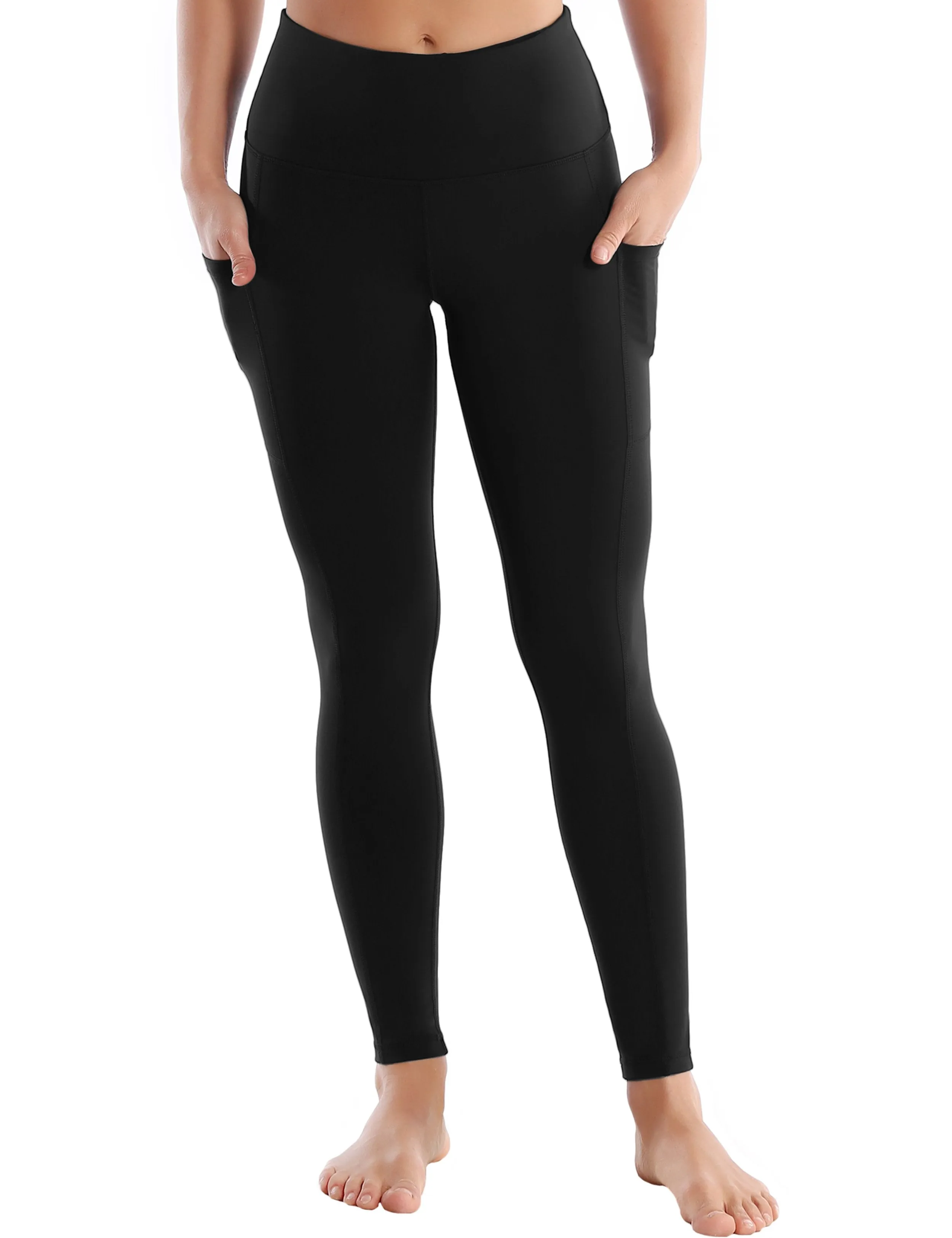 Hip Line Side Pockets Biking Pants black ins_Biking