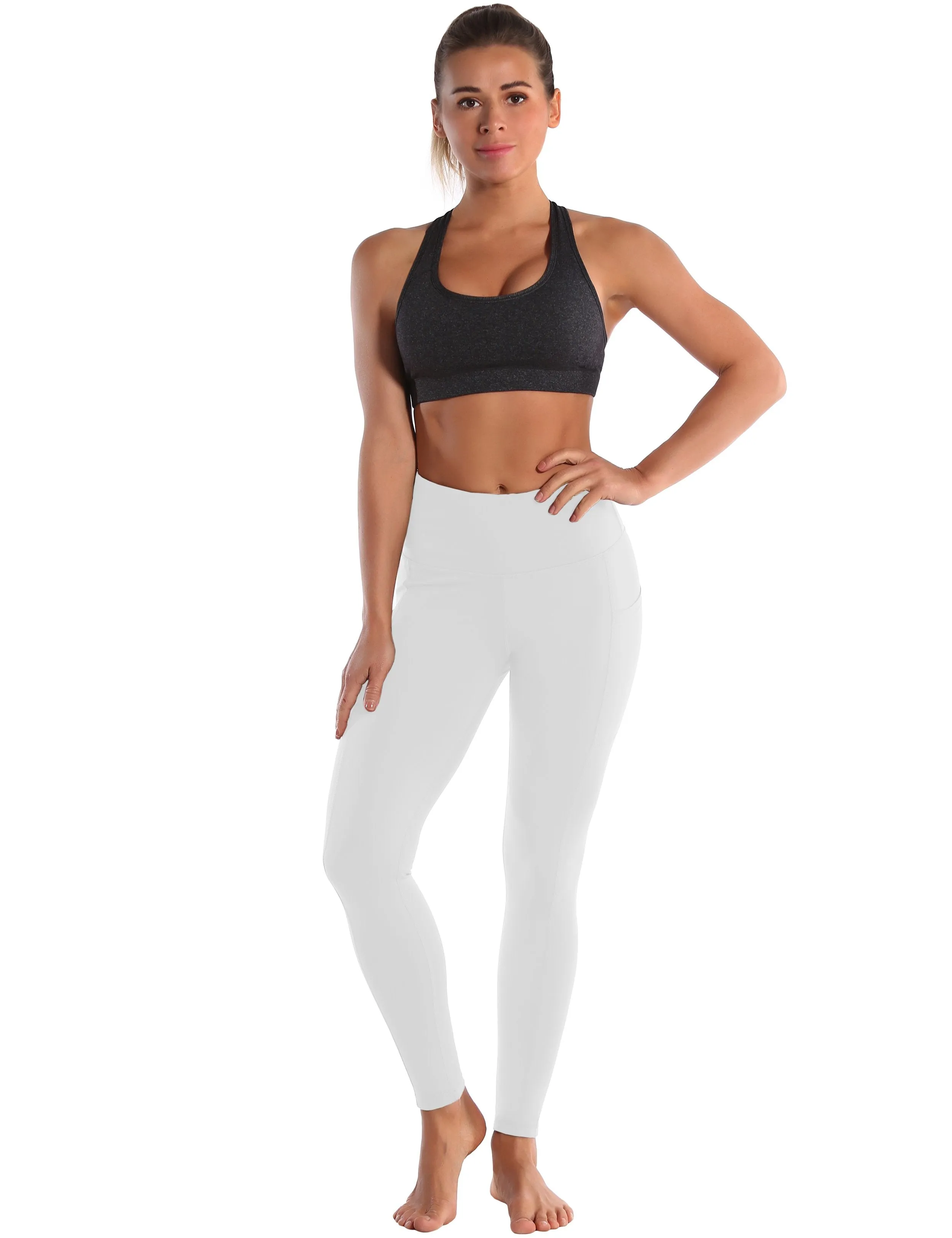 Hip Line Side Pockets Biking Pants lightgray ins_Biking