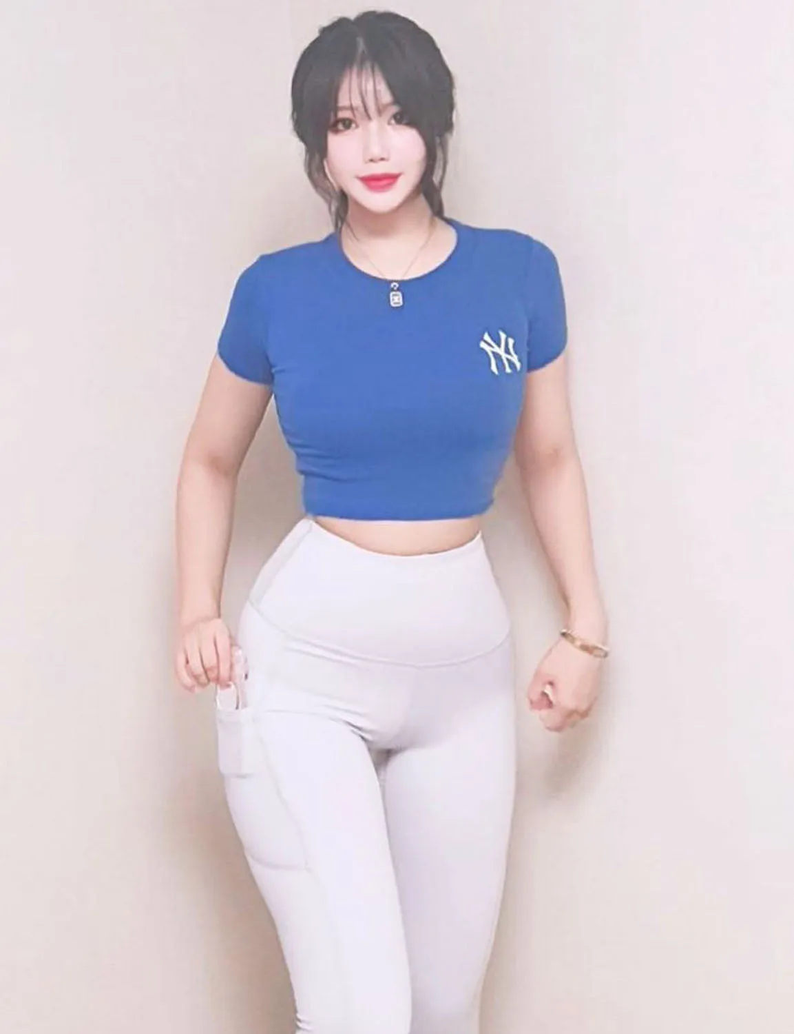 Hip Line Side Pockets Biking Pants lightgray ins_Biking