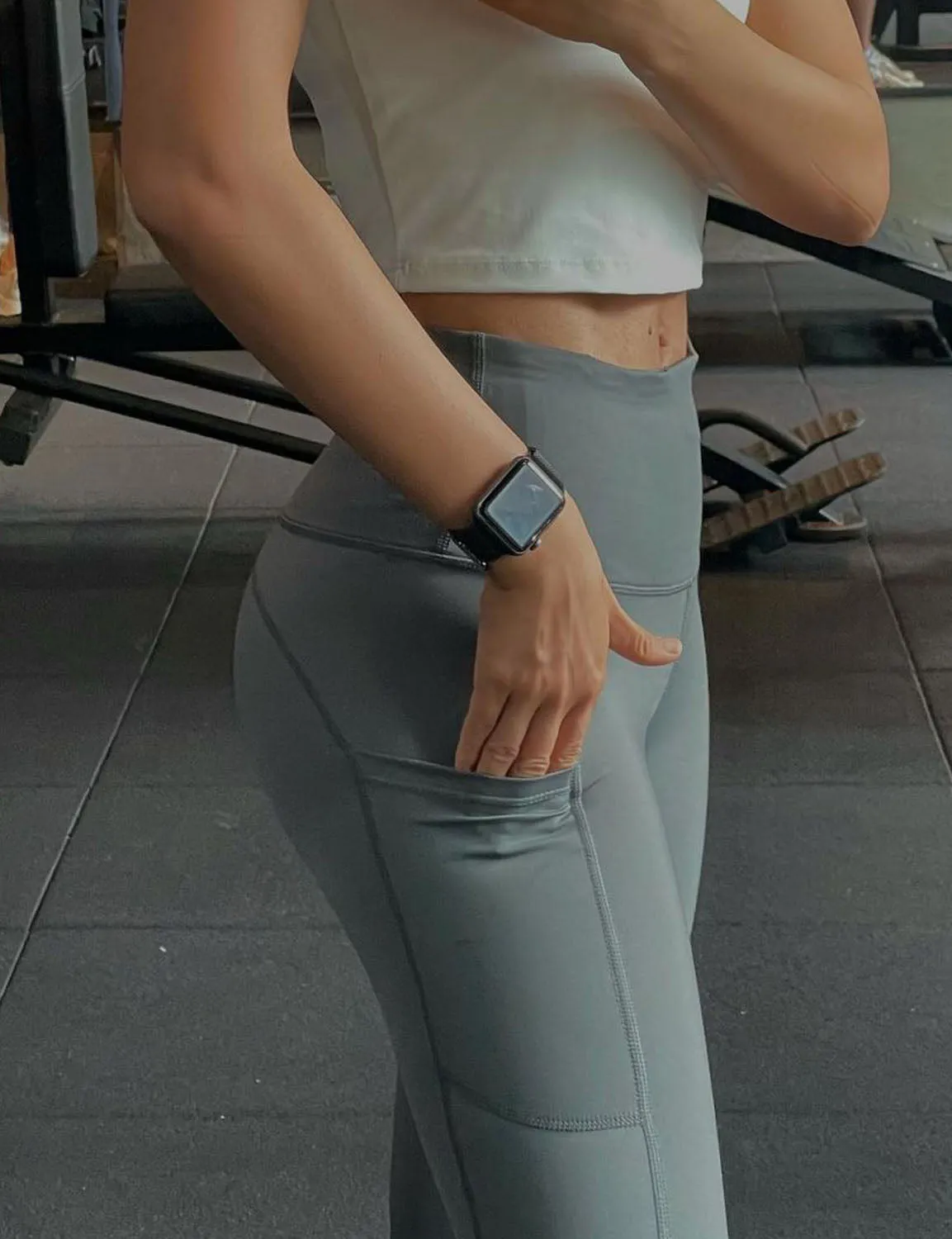 Hip Line Side Pockets Biking Pants shadowcharcoal ins_Biking