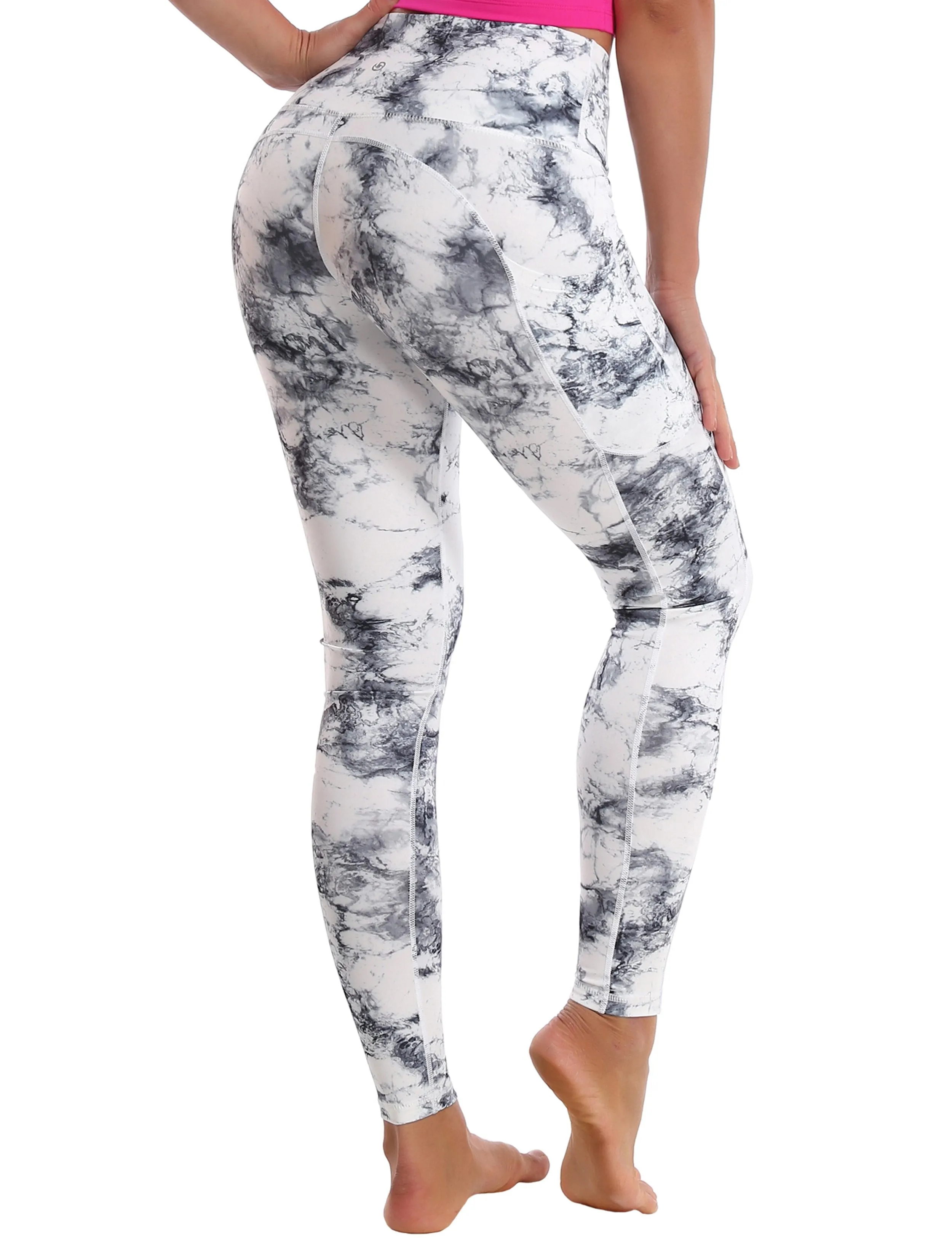 Hip Line Side Pockets Gym Pants arabescato ins_Gym