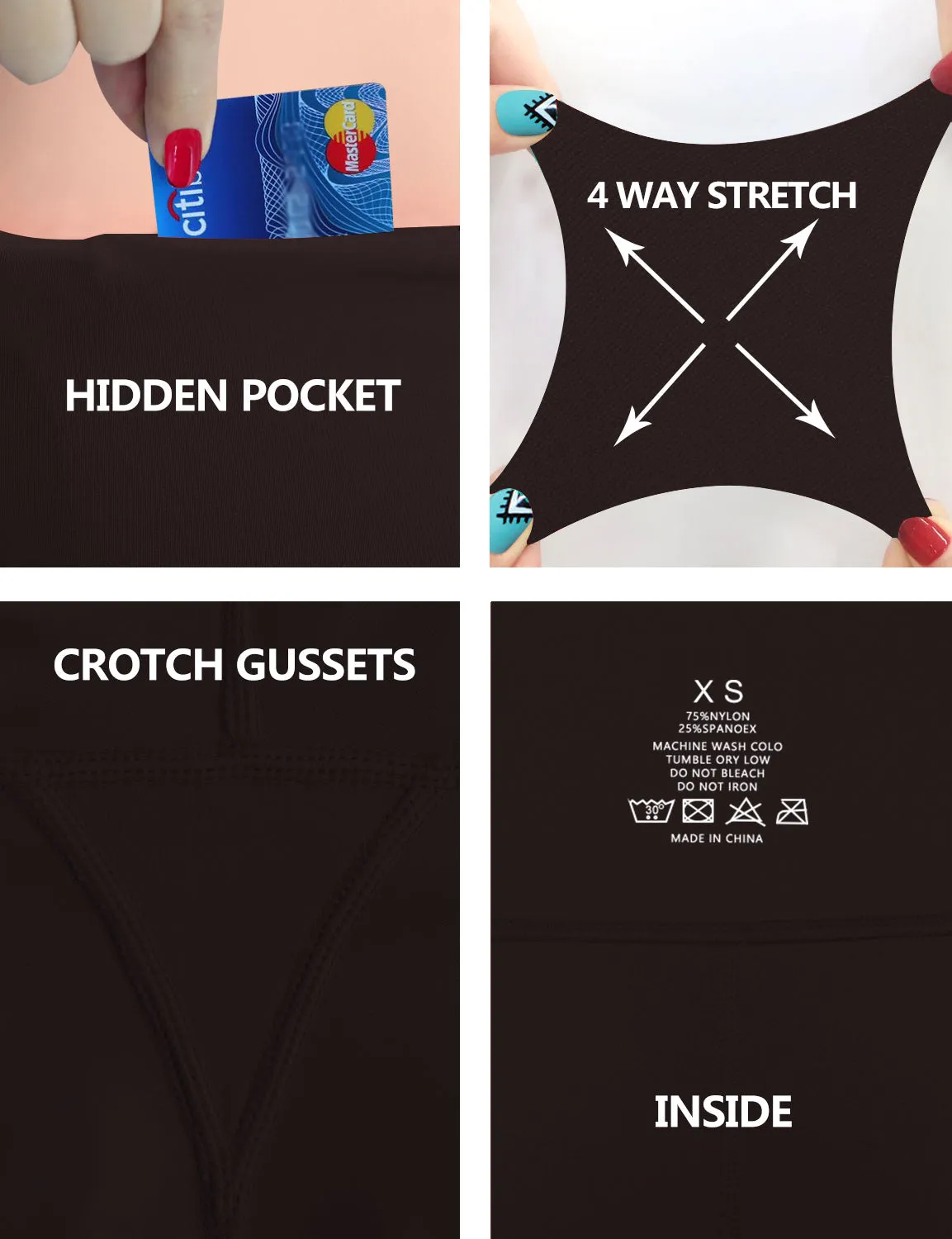 Hip Line Side Pockets Pilates Pants mahoganymaroon_Pilates