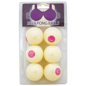 Island Dogs - Boob Beer Pong Balls Pack of 6 Party Games