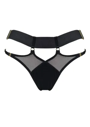 Kora Open Back Brief Black
