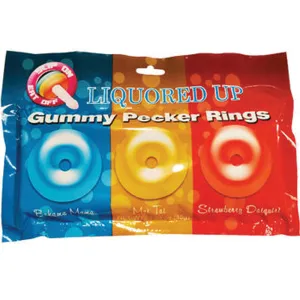 Liquored Up Pecker Gummy Rings 3 Pack