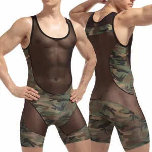 Mesh Camo Bodysuit