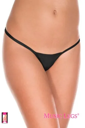 Music Legs Lingerie Metallic G String ML109