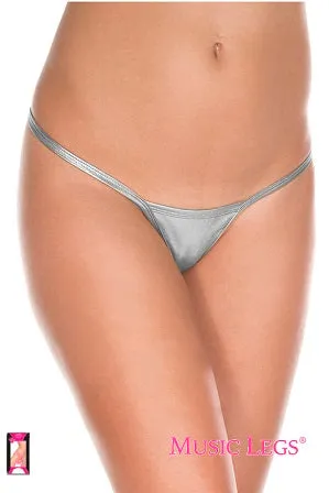 Music Legs Lingerie Metallic G String ML109