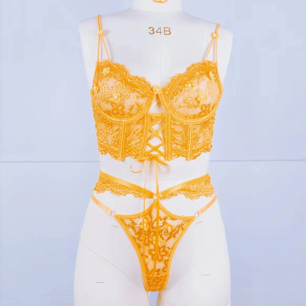 #PB Lingerie 3D Flower Set