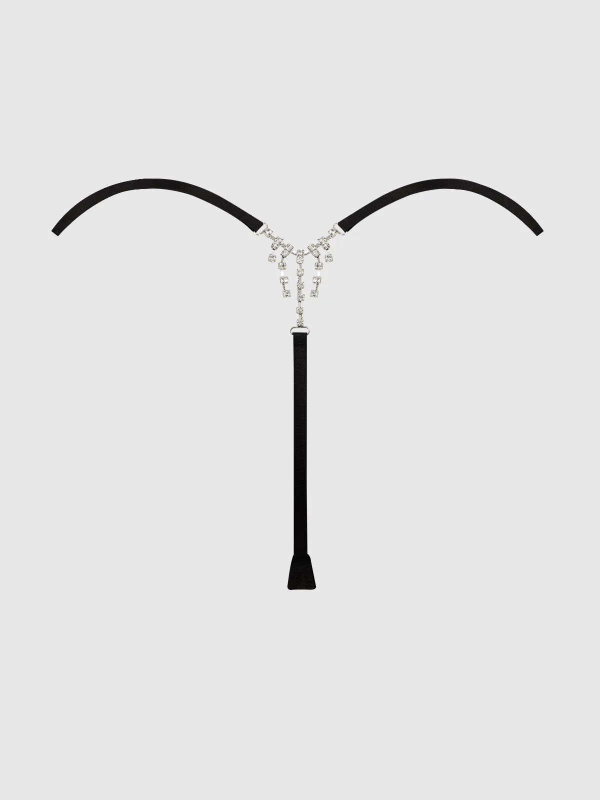 Petra Slider Side Rhinestone Back Satin Mini G-String