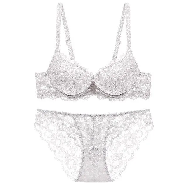 Push-up Bra And Panty Sets