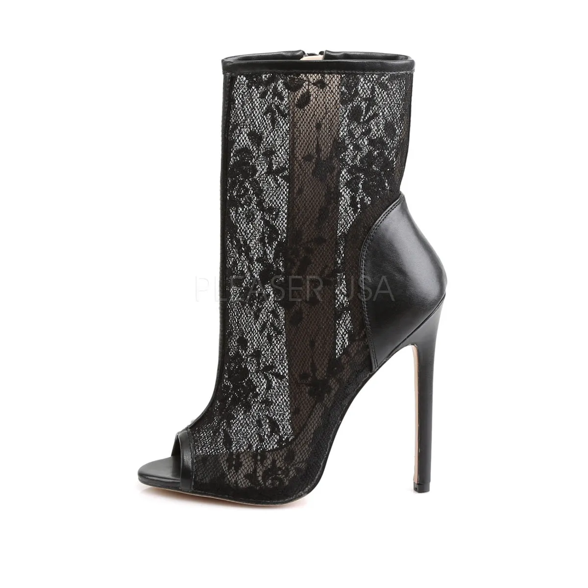 SEXY-1008  Black Pu-Lace
