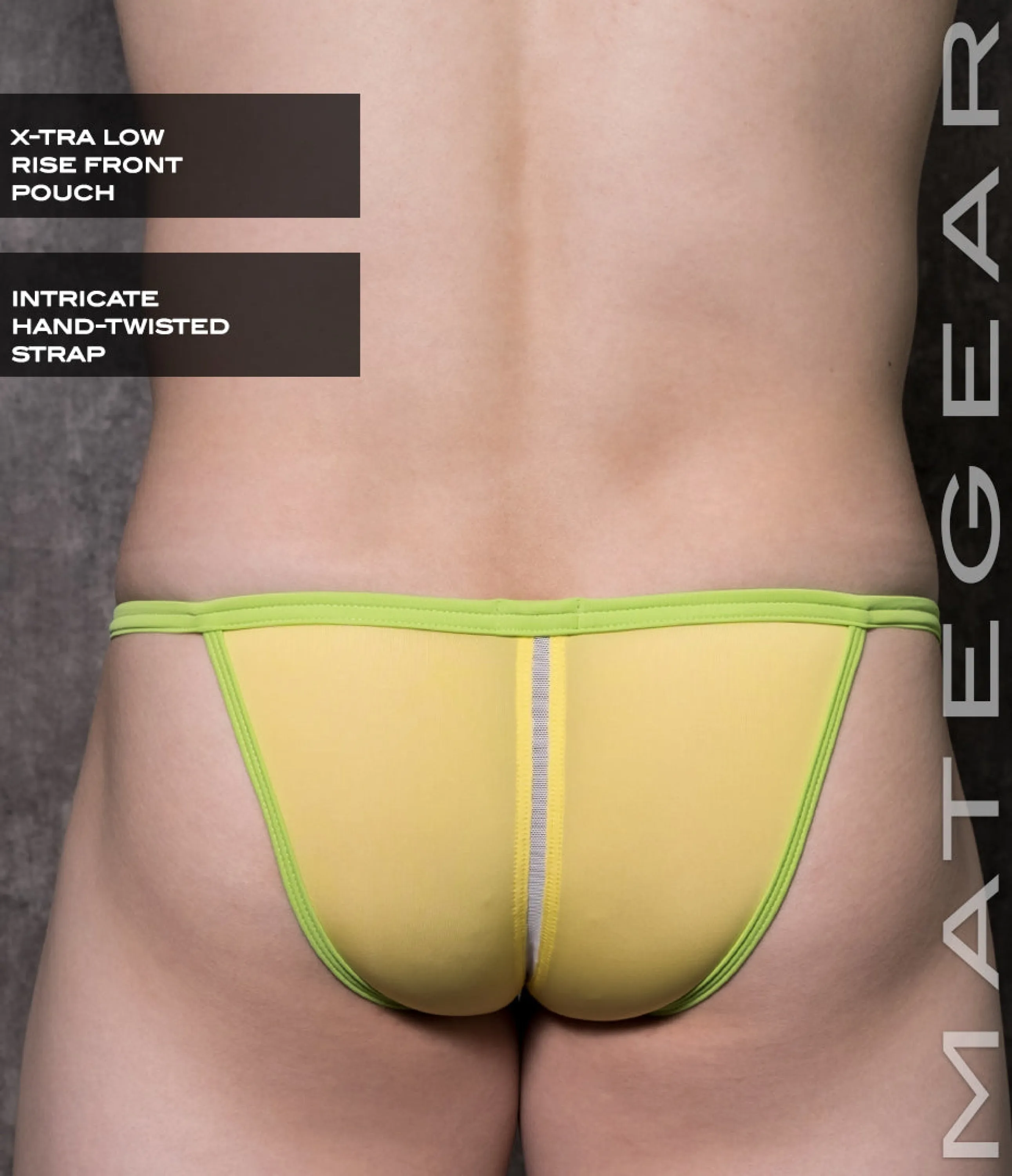 Sexy Mens Swimwear Xpression Mini Swim Bikini - Rim Mi (Xtra Low Front)