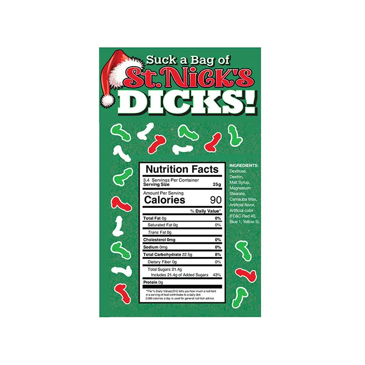 Suck a Bag of St. Nick's Dicks Candy