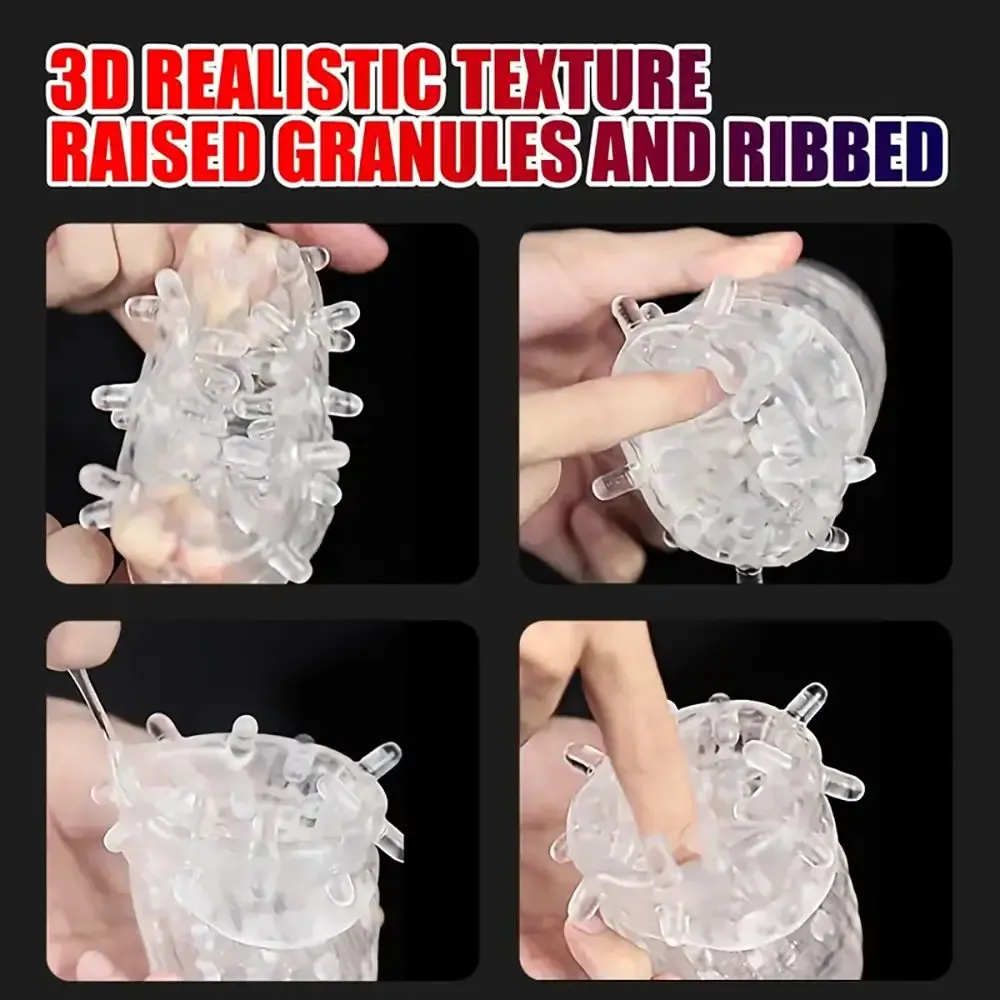 Thrusting 9 Telescopic 9 Rotation 9 Sucking Auto Male Masturbator